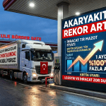 LOJİSTİKTE ZAM FIRTINASI: Motorin Fiyatları Bir Ayda Rekor Kırdı! İhracatçının ve Lojistik Sektörünün Yükü Ağırlaşıyor